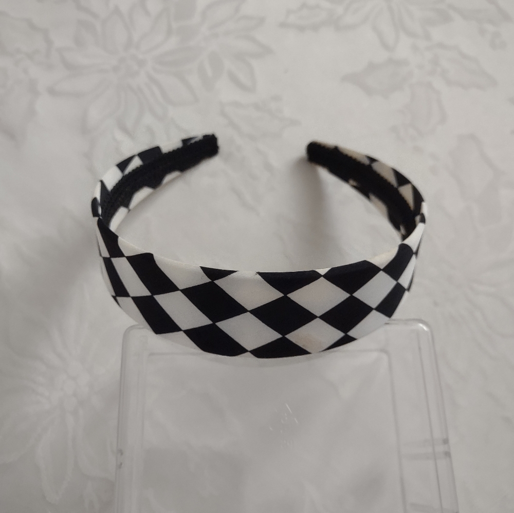 Black White Diamond Headband